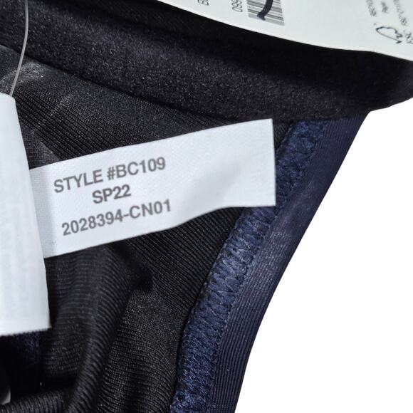 J. Crew Cross-back underwire bikini top Navy 32B BC109 - Picture 5 of 7